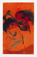 Monotype titled - Fire