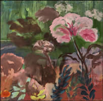 painting titled Rose and Green for Christine, 2018